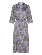 Mariamw Long Shirt Dress Polvipituinen Mekko Purple My Essential Wardr...