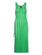 Pcbeana Long Knit Dress Sww Bc Polvipituinen Mekko Green Pieces