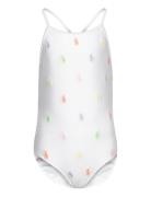 Polo Pony -Piece Swimsuit Uimapuku Uima-asut White Ralph Lauren Kids