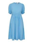 Yaspenni 2/4 Midi Dress S. Polvipituinen Mekko Blue YAS