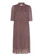 Kacatalina Dress Polvipituinen Mekko Purple Kaffe