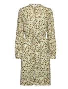 Mschadalia Rikkelie Shirt Dress Aop Lyhyt Mekko Green MSCH Copenhagen