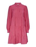 Yaspala Ls Shirt Dress S. Lyhyt Mekko Pink YAS