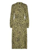 Dress Elsa Polvipituinen Mekko Khaki Green Lindex