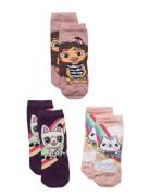 Nmforra Gabby 3P Sock Sky Sukat Multi/patterned Name It