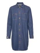 Unionall Shirt Dress Polvipituinen Mekko Blue Lee Jeans