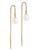 Eleanor Pearl Earring Korvakoru Korut Gold Enamel Copenhagen