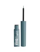 Vivid Brights Liquid Liner - Cyan Simp Eyeliner Rajauskynä Meikki Nude...