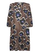 Annann Dress Polvipituinen Mekko Brown Noa Noa