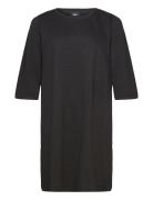 Vlika, 3/4, Abk Dress Polvipituinen Mekko Black Zizzi