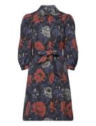 Sprhena Floral Dress Polvipituinen Mekko Black MOS MOSH