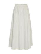 Mschwilhelmina Skirt Stp Polvipituinen Hame White MSCH Copenhagen