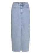 Msvesila Maxi Denim Skirt Polvipituinen Hame Blue Minus