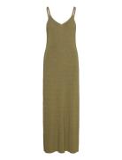 Long Lurex Dress Maksimekko Juhlamekko Green Mango