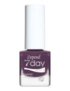 7Day Hybrid Polish 7298 Kynsilakka Meikki Purple Depend Cosmetic