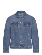 Relaxed Rider Jacket Farkkutakki Denimtakki Blue Lee Jeans