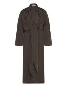 Trecnh Coat Shelter Francoise Trenssi Takki Brown ROSEANNA