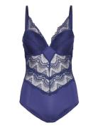 Tanya Body W Bra Fill Body Alusmekko Blue Missya