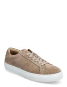 Theodor Suede Sneaker Matalavartiset Sneakerit Tennarit Beige Les Deux