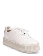 Woms Lace-Up Matalavartiset Sneakerit Tennarit White NEWD.Tamaris