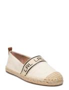 Caylee Iii Canvas Espadrille Matalat Sandaalit Espadrillot Cream Laure...