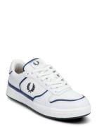 B300 Leather/Mesh Matalavartiset Sneakerit Tennarit White Fred Perry