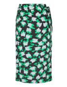 Dvf Elma Skirt Polvipituinen Hame Green Diane Von Furstenberg