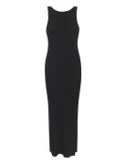 Drewgz Sl Reversible Long Dress Noo Maksimekko Juhlamekko Black Gestuz