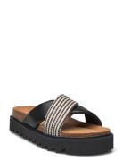 Women Slides Matalapohjaiset Sandaalit Black Tamaris