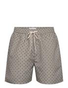 Stan Aop Swim Shorts 2.0 Uimashortsit Brown Les Deux