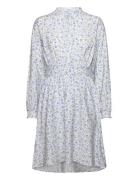 Mschlaurelle Ladonna Dress Aop Lyhyt Mekko Blue MSCH Copenhagen