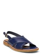 Sandals - Flat - Open Toe - Op Matalapohjaiset Sandaalit Blue ANGULUS