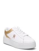 Th Platform Court Sneaker Gld Matalavartiset Sneakerit Tennarit White ...