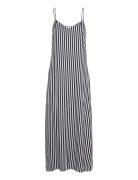 Fluid Stripe Ankle Slip Dress Maksimekko Juhlamekko Blue Tommy Hilfige...