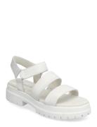 London Vibe Backstrap Sandal White Full Grain Matalapohjaiset Sandaali...