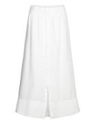 Thea Linen Skirt Pitkä Hame White Ella&il