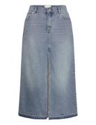 99 Maxi Skirt Lula Pitkä Hame Blue ABRAND