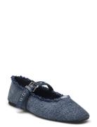 Denim Ballerinas Ballerinat Blue Mango