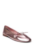 Metallic Ballet Flats Ballerinat Pink Mango