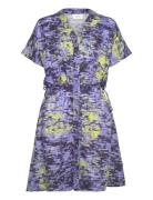 Ley Dress Lyhyt Mekko Purple Makia