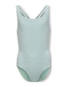 Kogmalibu Glitter Swimsuit Acc Uimapuku Uima-asut Blue Kids Only