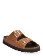 Sl Beatriz Leather Matalapohjaiset Sandaalit Brown Scholl