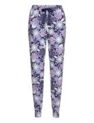 Pant Jersey Lillies Garden Pyjamahousut Olohousut Blue Hunkemöller