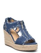 Berkley Mid Wedge Korolliset Sandaalit Espadrillot Blue Michael Kors