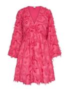 Yaspazylla 7/8 Dress - D2D Lyhyt Mekko Pink YAS