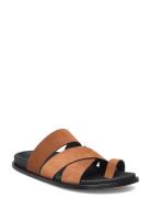 Harllow Suede Brown Leather Sandals Matalapohjaiset Sandaalit Brown AL...