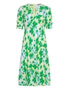 Dvf Jemma Dress Polvipituinen Mekko Green Diane Von Furstenberg