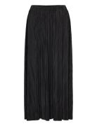 Slfsimsa Midi Plisse Skirt Noos Polvipituinen Hame Black Selected Femm...