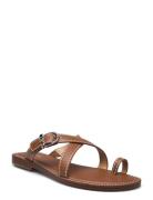 Ashton Flat Thong Matalapohjaiset Sandaalit Brown Michael Kors