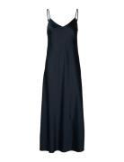 Slftalia-Lena Sl Slip Dress B Maksimekko Juhlamekko Navy Selected Femm...